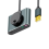 Placa de som externa USB 3,5 mm Headset Microfone 4