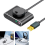 Placa de som externa USB 3,5 mm Headset Microfone 3