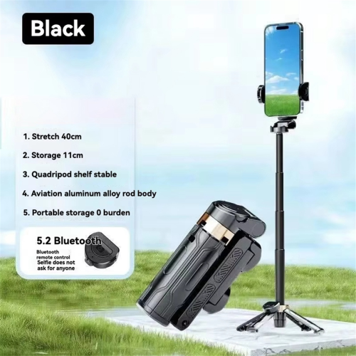 Mini Selfie Stick portatile universale con supporto da pavimento 2