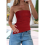Zomermode Sexy Mouwloos Tanktopje Rood S 6