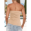 Zomermode Sexy Mouwloos Tanktopje Abrikoos M 5