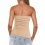 Zomermode Sexy Mouwloos Tanktopje Abrikoos M 2