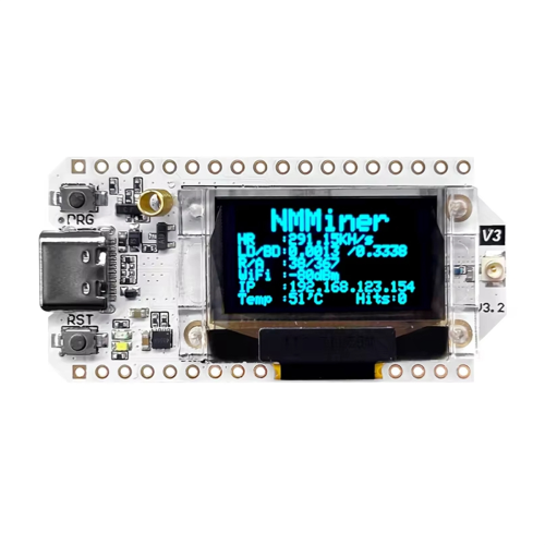 NerdMiner Μόνος Εξορύκτης Λοταρίας 290KH/S LoRa 32 V3 ΗΠΑ 1