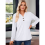 Camicia a maniche lunghe bianca XXL 7