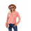 Camicia a maniche lunghe rosa M 3