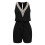 Summer Sleeveless V Neck Jumpsuit Black M 2