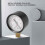 Manômetro - 0 -30inHg -1 bar Mini Dial Air Ba 7