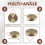 22cm Hand Gong Messing Koper Kapel Opera Percussie 9