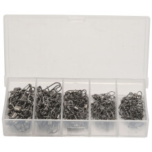 96Pcs Copper alloy Fishing Swivel Snap Ball Bearin