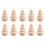Blank DIY Wooden Christmas Tree Peg Dolls Cake Top 1