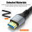 Cabo compatível com HDMI 8K 2.1 4K 144Hz 8K 60Hz 48Gb 7