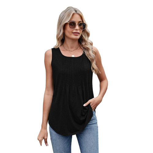 Canottiere larghe da donna nere XXL 2