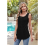 Canottiere larghe da donna nere XL 10