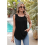 Canottiere larghe da donna nere L 6