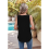 Canottiere larghe da donna nere XL 7