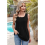 Canottiere larghe da donna nere XXL 11