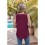 Canottiere larghe da donna rosso vino L 9