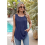 Canottiere larghe da donna blu navy M 8