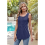 Canottiere larghe da donna blu navy XXL 6