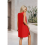 Abito estivo da spiaggia da donna, rosso, XL 11