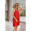 Abito estivo da spiaggia da donna, rosso, XL 9