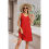 Abito estivo da spiaggia da donna, rosso, XL 8