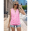 Chaleco sin mangas para mujer rosa S 6