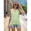 Chaleco sin mangas para mujer verde fluorescente L 6