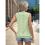 Chaleco sin mangas para mujer verde fluorescente L 7