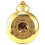 Ceas de buzunar mecanic de lux, auriu luminos 3