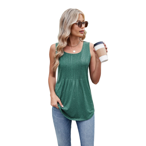 Canottiere larghe da donna verde scuro XXL 2