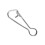 100Pcs Fishing Hooked Snap Links Swivel Hook Line 9