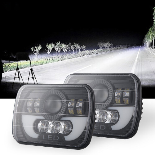 7X6 5X7 120W Car Led Headlight Hi/Lo Beam For Chev 2