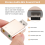 Placa de som USB 7.1 externa para fone de ouvido com conector de 3,5 mm 6