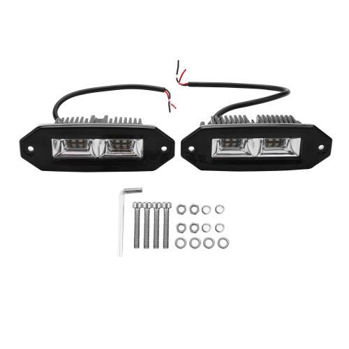 LED-lysbar, 40 W, innfelt montering, LED-moduler, 2 stk off-road 1