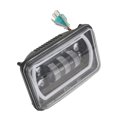 4X6 Inch LED Head Light Lamp DRL Headlight Crystal 2