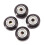 10 Pcs Plastic Wheel POM with Bearings Big Models 9