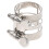 Vernickeltes Metall E Altsaxophon Gummi Bakelit Mou 3
