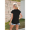 Magliette da allenamento estive da donna nere XL 9