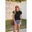 Magliette da allenamento estive da donna nere XL 6