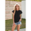 Magliette da allenamento estive da donna nere XL 7