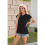 Magliette da allenamento estive da donna nere XL 8