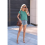 Magliette da allenamento estive da donna Bean Green L 11