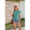 Magliette da allenamento estive da donna Bean Green S 7