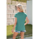 Magliette da allenamento estive da donna Bean Green L 9