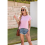 Dames Zomer Tops Workout Shirts Roze L 10