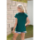 Dames Zomer Tops Workout Shirts Donkergroen XL 8