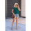 Dames Zomer Tops Workout Shirts Donkergroen XL 11