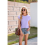 Dames Zomer Tops Workout Shirts Paars XL 9