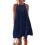 Dames kanten camisole donkerblauw XL 1